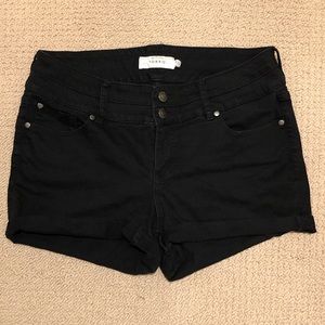Torrid black high waist shorts
